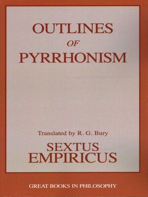 cover image of Outlines of Pyrrhonism